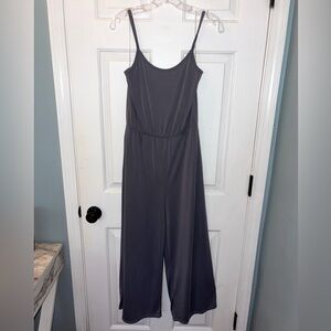 NWT P.CILL Purple Gray Wide Leg Tank Jumpsuit